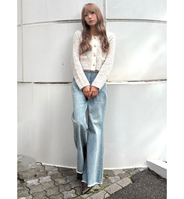 CALNAMUR「ファンシーヤーンクラシカルニットカーディガン」|Tシャツ・カットソー|