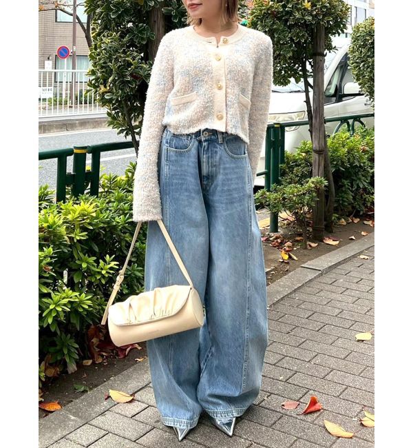 CALNAMUR「ファンシーヤーンクラシカルニットカーディガン」|Tシャツ・カットソー|