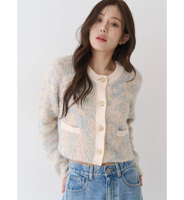 CALNAMUR「ファンシーヤーンクラシカルニットカーディガン」|Tシャツ・カットソー|