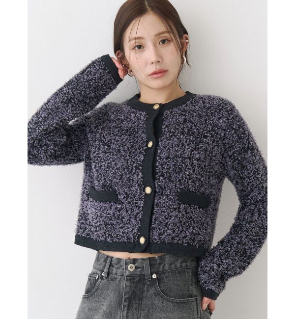 CALNAMUR「ファンシーヤーンクラシカルニットカーディガン」|Tシャツ・カットソー|