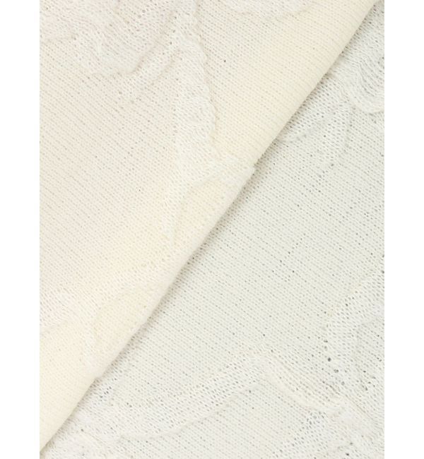 CALNAMUR「リボンジャガードカーディガン」|カーディガン|