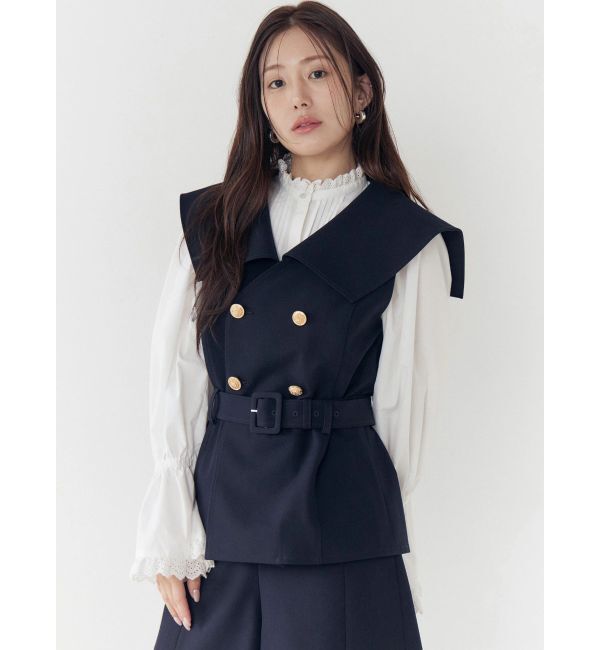 CALNAMUR「ダブルブレストビッグカラージレ」|その他|