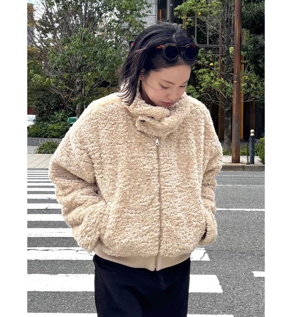 Ungrid「ボアショートブルゾン」|ブルゾン・スタジャン|