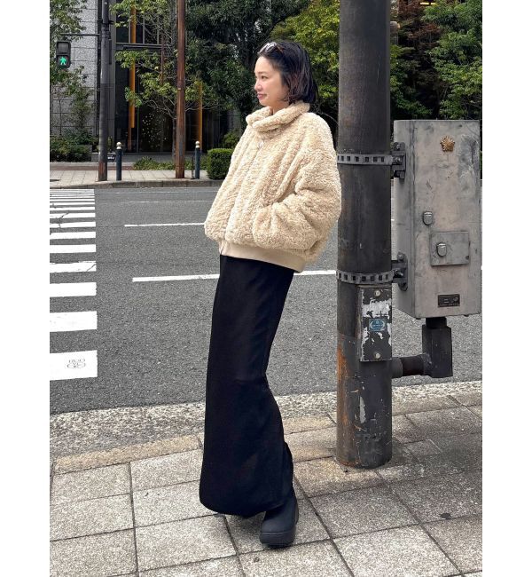 Ungrid「ボアショートブルゾン」|ブルゾン・スタジャン|