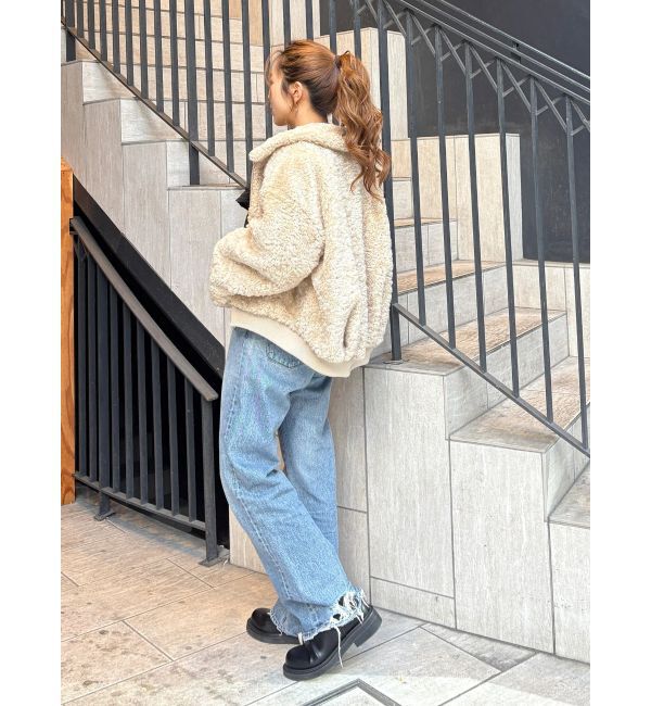 Ungrid「ボアショートブルゾン」|ブルゾン・スタジャン|