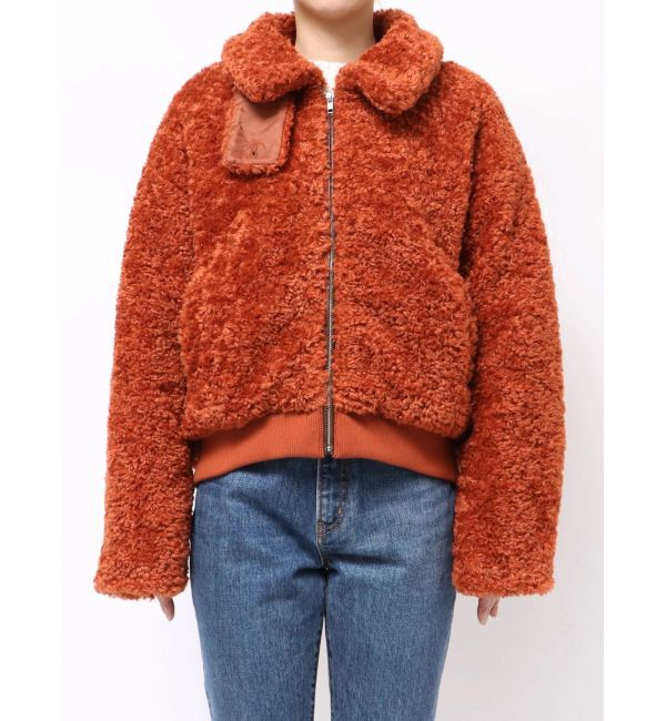 Ungrid「ボアショートブルゾン」|ブルゾン・スタジャン|