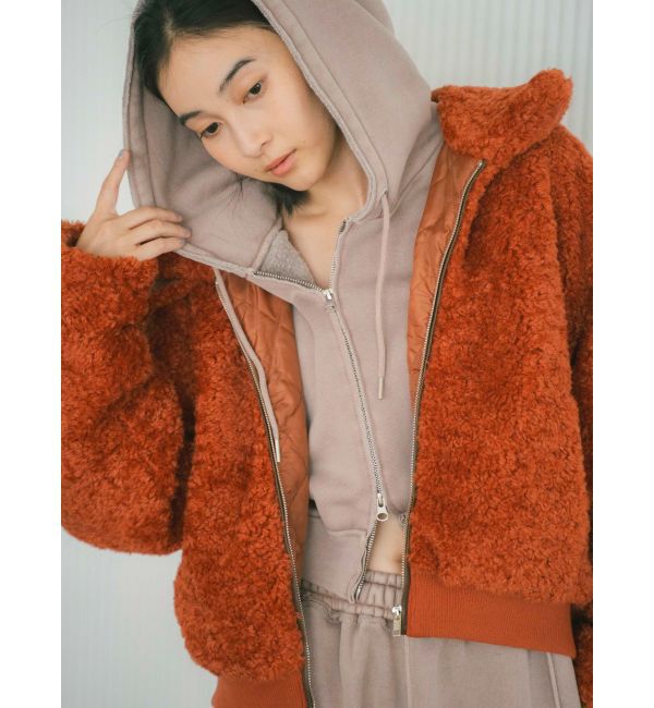 Ungrid「ボアショートブルゾン」|ブルゾン・スタジャン|