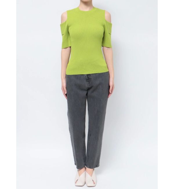 LAGUNAMOON「オリカエシスリーブニットプルオーバー」|ニット・セーター|