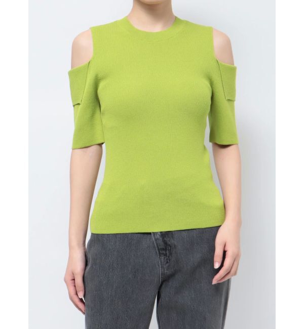 LAGUNAMOON「オリカエシスリーブニットプルオーバー」|ニット・セーター|