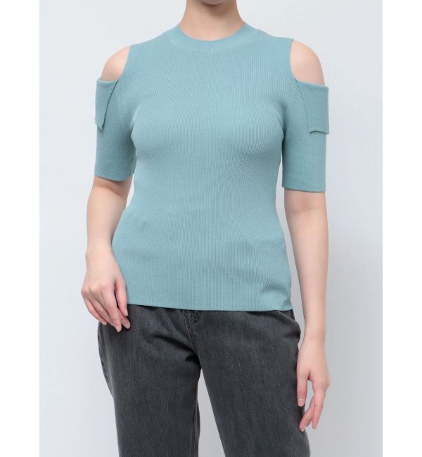 LAGUNAMOON「オリカエシスリーブニットプルオーバー」|ニット・セーター|