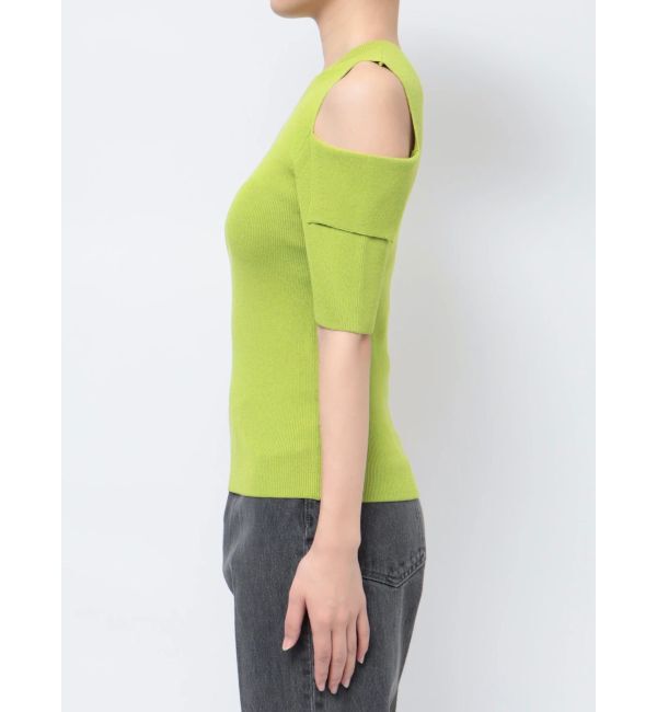 LAGUNAMOON「オリカエシスリーブニットプルオーバー」|ニット・セーター|