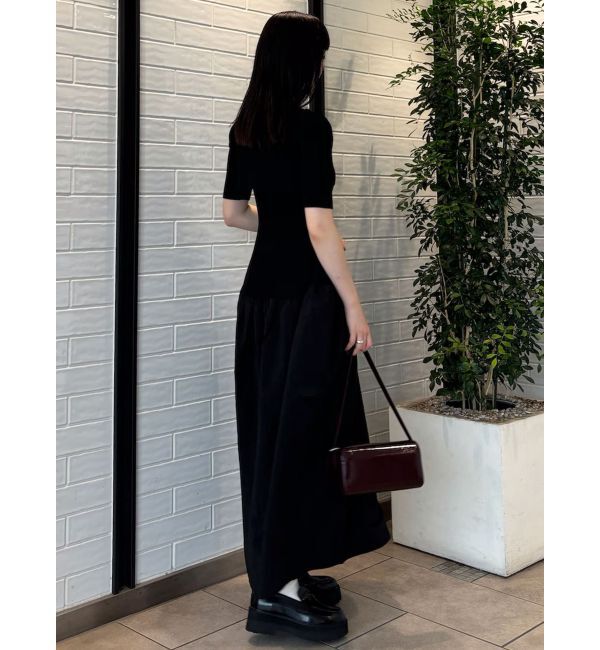 LAGUNAMOON「ドッキングフォルムレイヤードニットワンピース」|ワンピース|