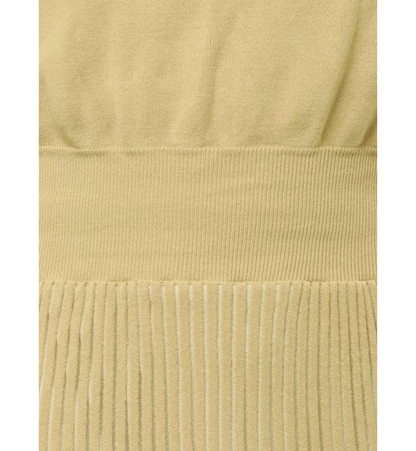 LAGUNAMOON「シアーパターンニットワンピース」|ワンピース|