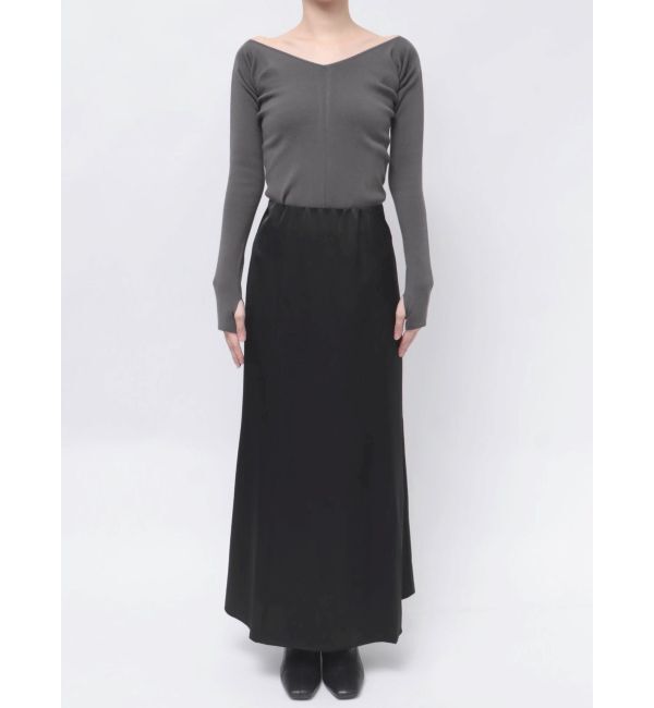 LAGUNAMOON「ハンマーサテンナロースカート」|スカート|