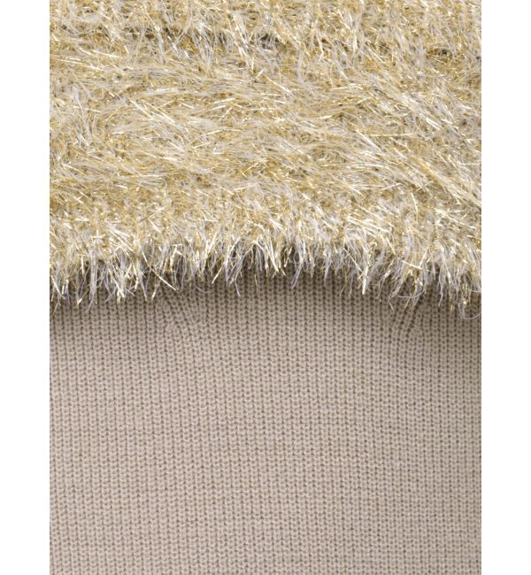 LAGUNAMOON「フェザーラメレイヤードニットワンピース」|ワンピース|