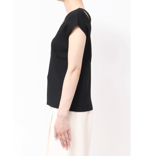 LAGUNAMOON「ダブルVネックニットプルオーバー」|ニット・セーター|