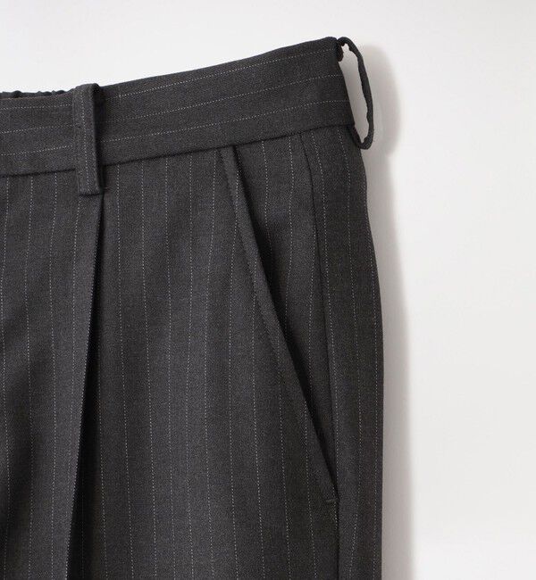  「ストライプワイドスラックス」|スラックス|