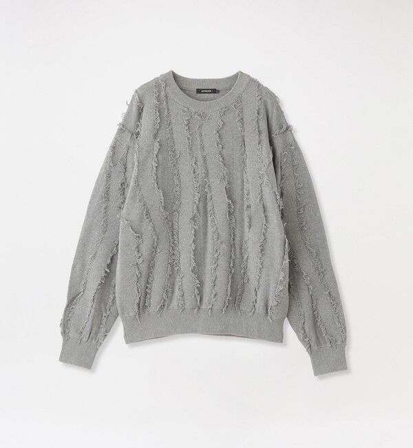  「バーティカルカットジャカードプルオーバー」|ニット・セーター|