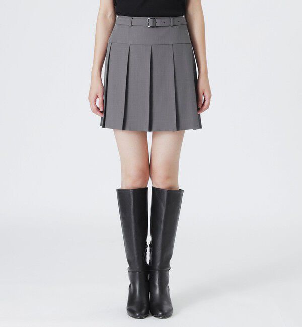  「プリーツミニスカート」|スカート|