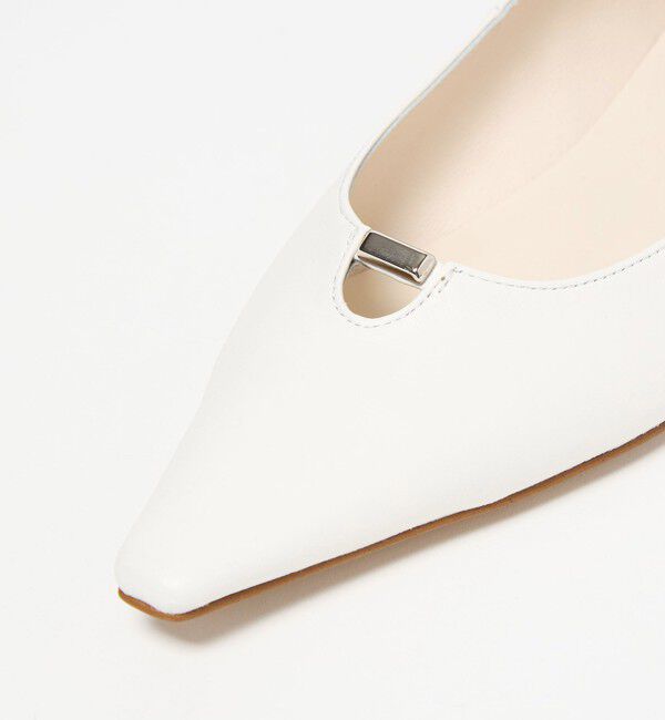 ODETTE E ODILE「レクタングルメタル フラット20&uarr;」|パンプス|