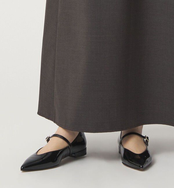 ODETTE E ODILE「【WEB限定】ポインテッド ストラップ フラット20■&darr;&uarr;」|パンプス|