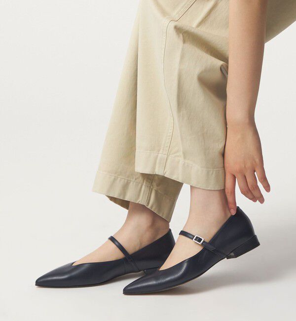 ODETTE E ODILE「【WEB限定】ポインテッド ストラップ フラット20■&darr;&uarr;」|パンプス|