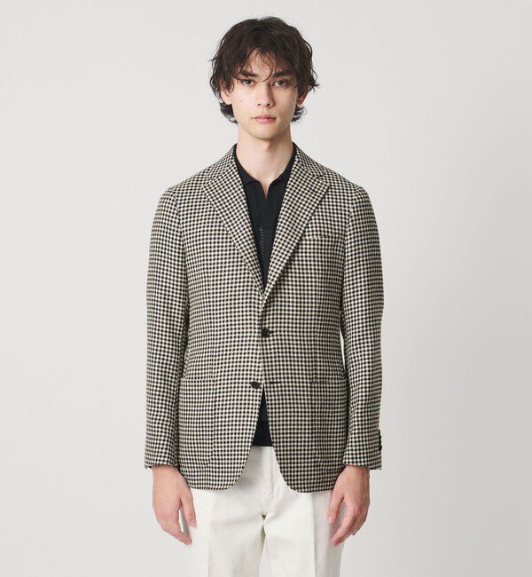 UNITED ARROWS「シェパードチェック シングル 3ボタン テーラードジャケット C-MODEL」|テーラードジャケット|