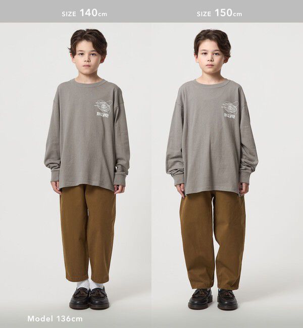 UNITED ARROWS green label relaxing「【別注】＜RUSSELL ATHLETIC＞プリント ロングスリーブ / キッズ  140cm-150cm」|Tシャツ・カットソー|