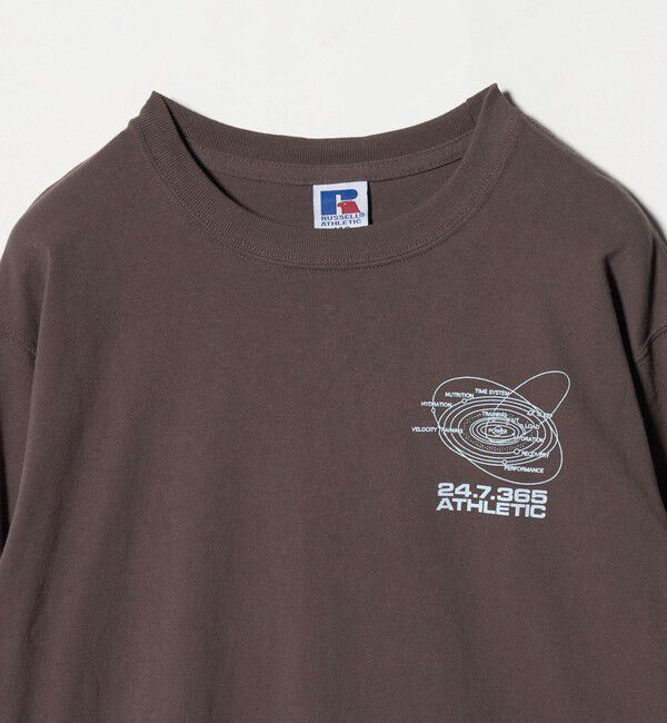 UNITED ARROWS green label relaxing「【別注】＜RUSSELL ATHLETIC＞プリント ロングスリーブ / キッズ  140cm-150cm」|Tシャツ・カットソー|