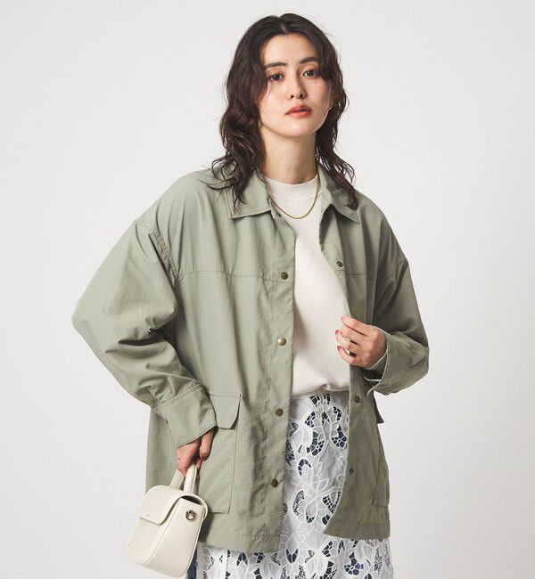 UNITED ARROWS green label relaxing「タスラン カバーオール ジャケット」|ブルゾン・スタジャン|OLIVE