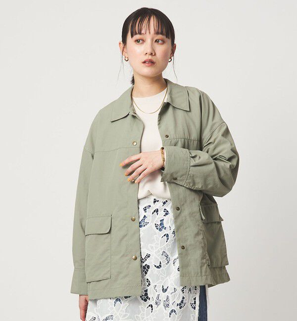 UNITED ARROWS green label relaxing「タスラン カバーオール ジャケット」|ブルゾン・スタジャン|