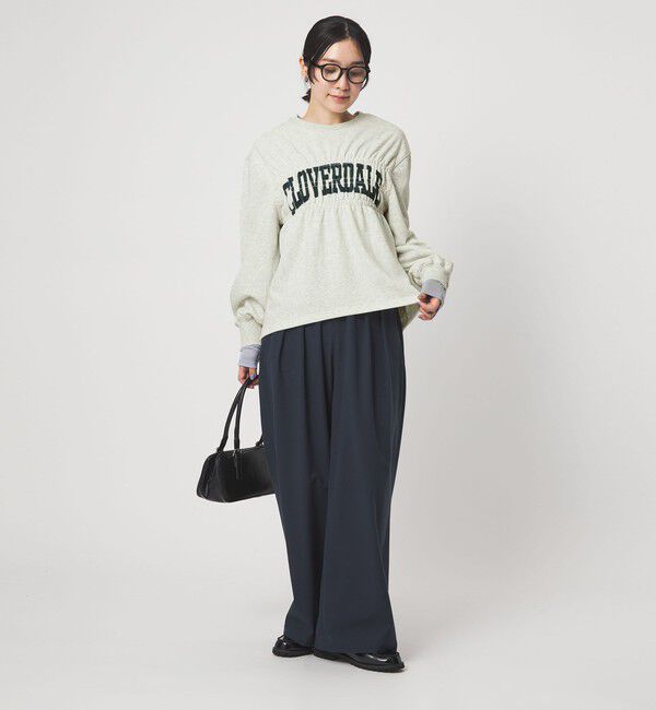 UNITED ARROWS green label relaxing「【WEB限定】＜at ease＞シャーリング スウェット プルオーバー」|スウェット・ジャージ|