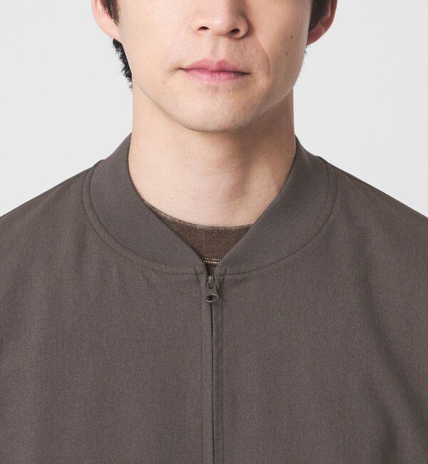 UNITED ARROWS green label relaxing「FREELITCH リブ ブルゾン -2WAYストレッチ・吸水速乾-」|ブルゾン・スタジャン|