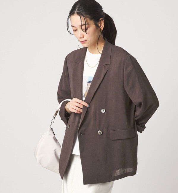 UNITED ARROWS green label relaxing「【結論シリーズ】シアーエアジャケット［size SHORTあり］」|テーラードジャケット|