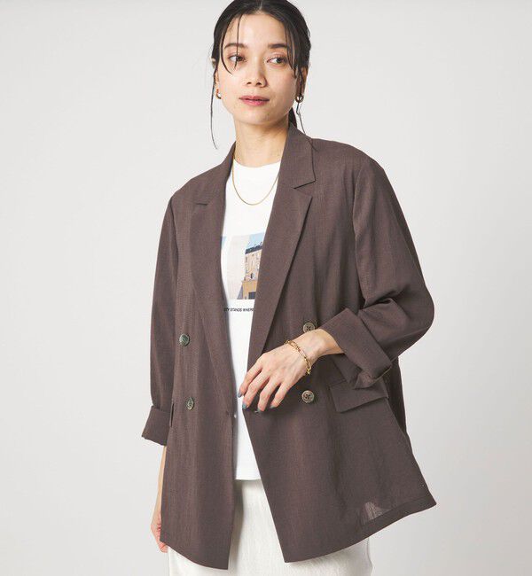 UNITED ARROWS green label relaxing「【結論シリーズ】シアーエアジャケット［size SHORTあり］」|テーラードジャケット|