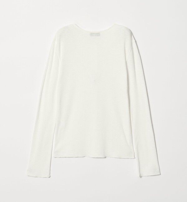 EMMEL REFINES「＜EMMEL REFINES＞EM スラブテレコ カット カーディガン」|カーディガン|