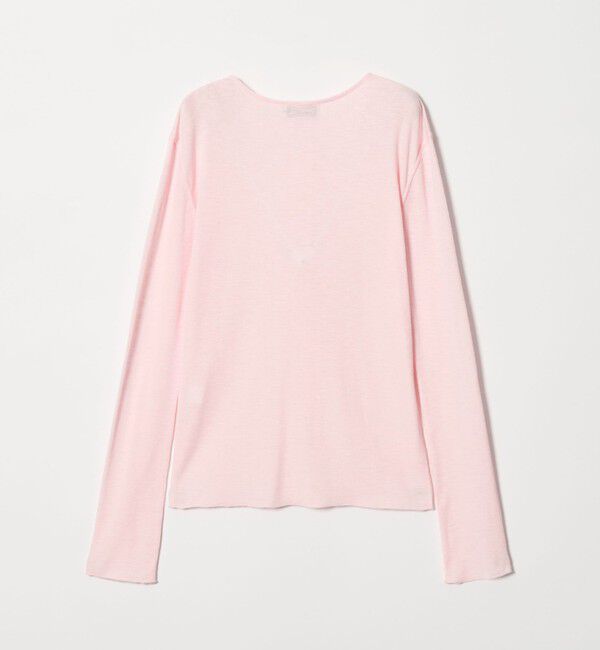 EMMEL REFINES「＜EMMEL REFINES＞EM スラブテレコ カット カーディガン」|カーディガン|