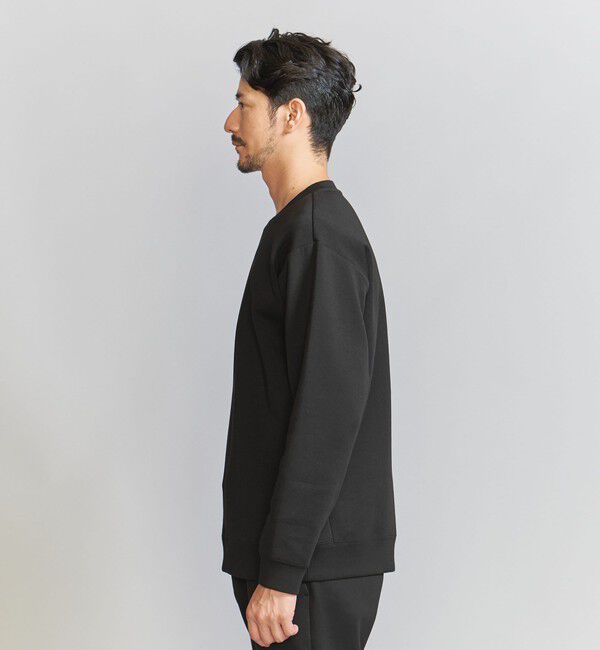 BEAUTY&YOUTH UNITED ARROWS「【WEB限定 WARDROBE SMART】ダブルニット クルーネック スウェット/セットアップ対応」|スウェット・ジャージ|