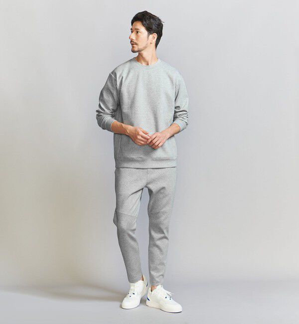 BEAUTY&YOUTH UNITED ARROWS「【WEB限定 WARDROBE SMART】ダブルニット クルーネック スウェット/セットアップ対応」|スウェット・ジャージ|