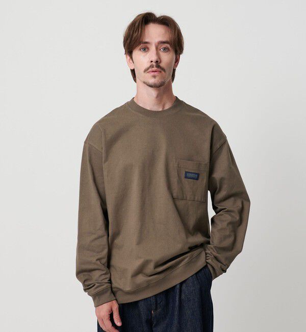 BEAUTY&YOUTH UNITED ARROWS「【別注】＜UNIVERSAL OVERALL＞1ポケット ロングスリーブ Tシャツ」|Tシャツ・カットソー|