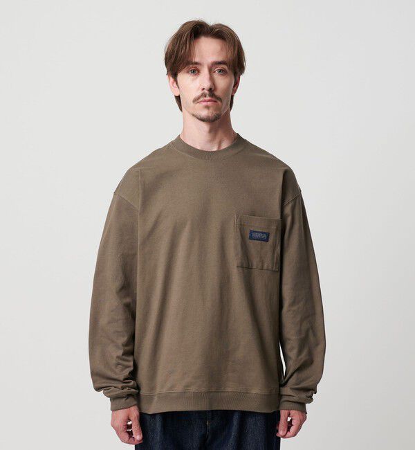 BEAUTY&YOUTH UNITED ARROWS「【別注】＜UNIVERSAL OVERALL＞1ポケット ロングスリーブ Tシャツ」|Tシャツ・カットソー|