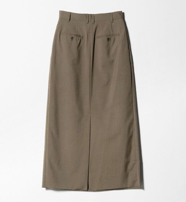 BEAUTY&YOUTH UNITED ARROWS「毛ブレンド タックロングスカート 防シワ ウォッシャブル」|スカート|