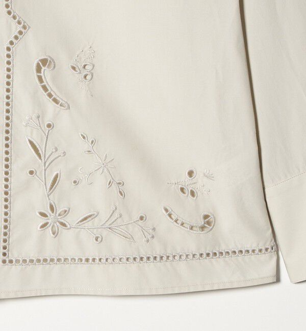 BEAUTY&YOUTH UNITED ARROWS「エンブロイダリーカラー シャツ」|シャツ・ブラウス|