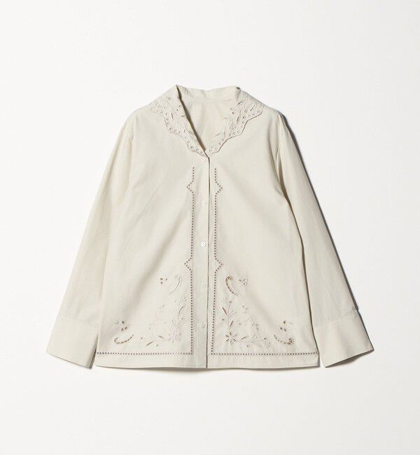 BEAUTY&YOUTH UNITED ARROWS「エンブロイダリーカラー シャツ」|シャツ・ブラウス|