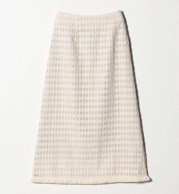 BEAUTY&YOUTH UNITED ARROWS「レースフリンジスカート ウォッシャブル」|スカート|