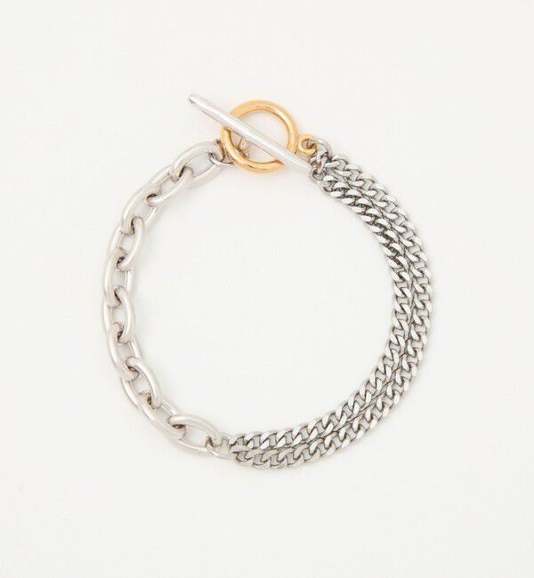 BEAUTY&YOUTH UNITED ARROWS「＜by Preek＞ミックス チェーン ブレスレット」|ブレスレット・バングル|