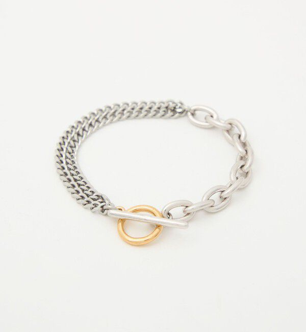 BEAUTY&YOUTH UNITED ARROWS「＜by Preek＞ミックス チェーン ブレスレット」|ブレスレット・バングル|