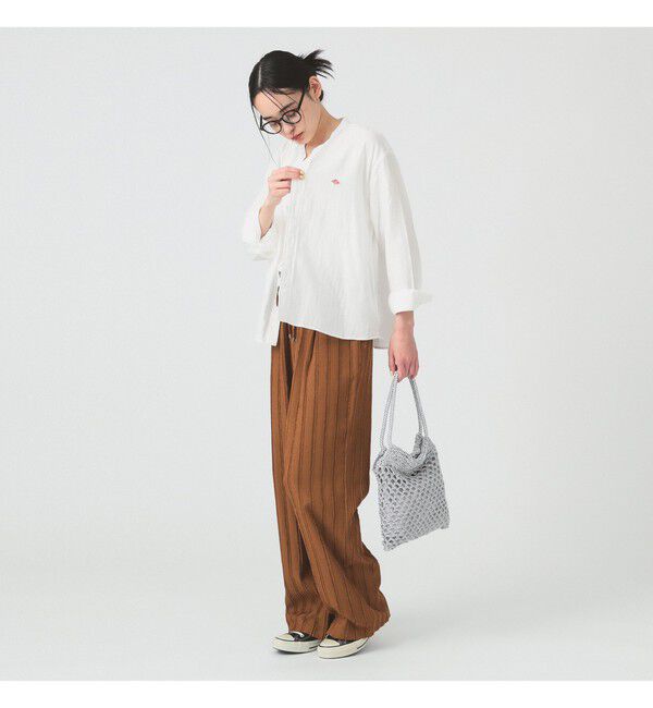 Ray BEAMS 「【別注】DANTON / ノーカラー シャツ」|シャツ・ブラウス|