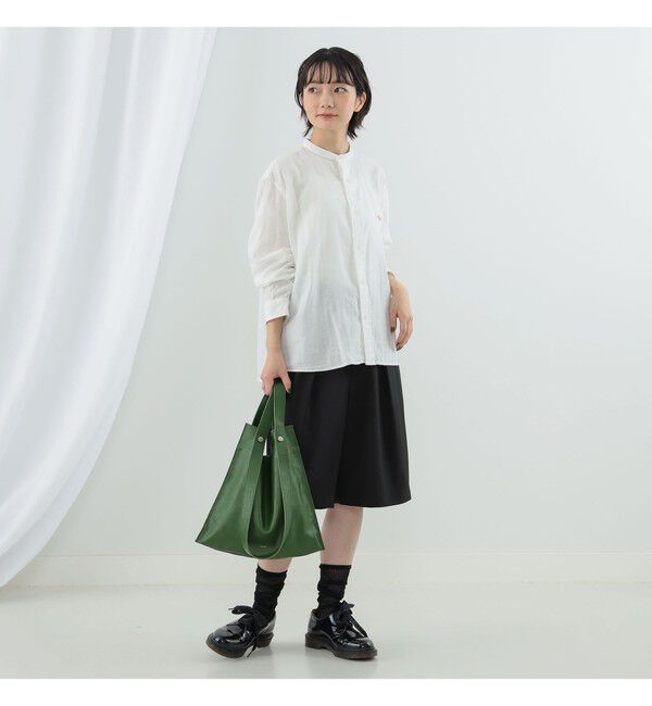 Ray BEAMS 「【別注】DANTON / ノーカラー シャツ」|シャツ・ブラウス|