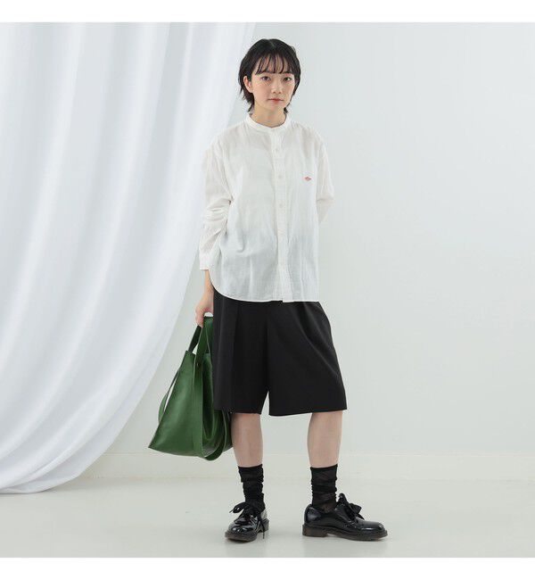 Ray BEAMS 「【別注】DANTON / ノーカラー シャツ」|シャツ・ブラウス|